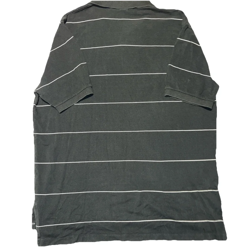 Ralph Lauren‎ Polo Shirt Short Sleeve Men's XXL  Black Knit Oxford
